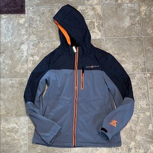 ZeroXposur Kids' black, orange and Gray jacket
